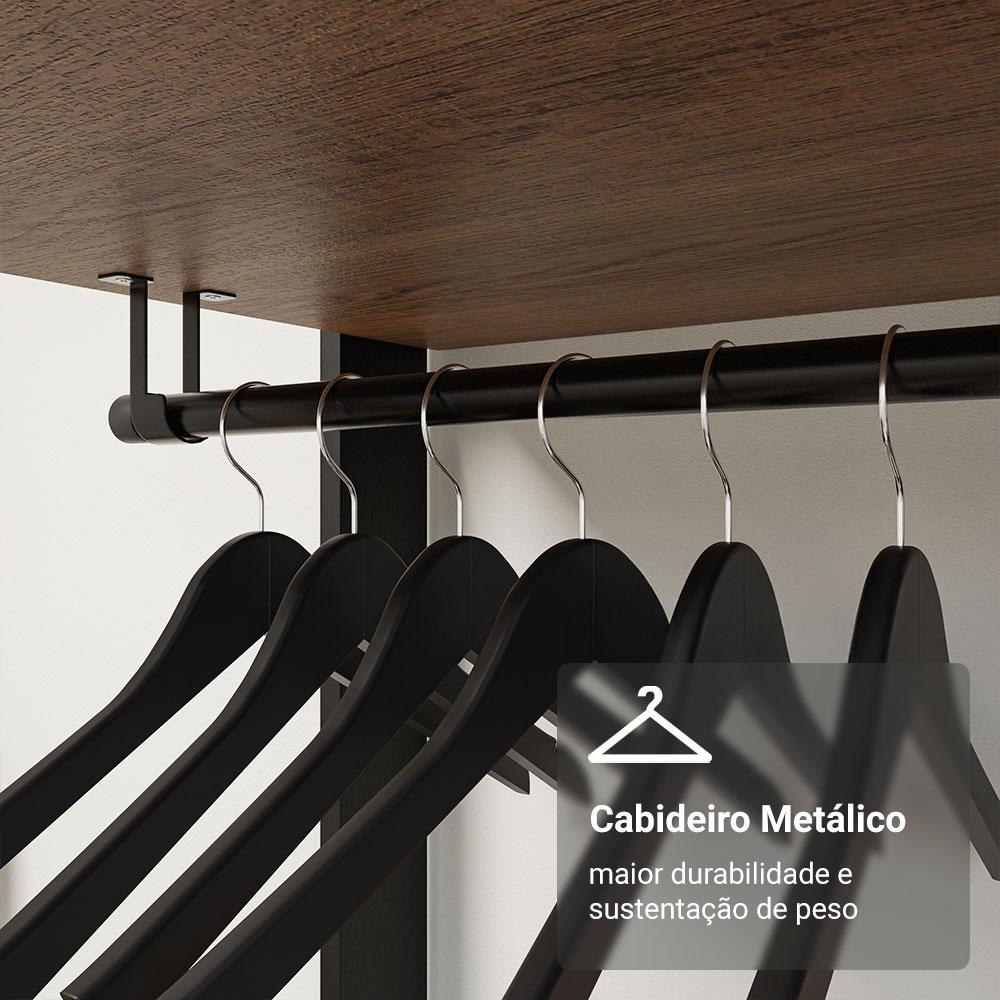 Foto 7 | Ropero Closet Guardarropas Madesa Valencia 140cm Mn