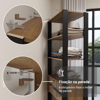 Foto 8 | Ropero Closet Guardarropas Madesa Valencia 140cm Mn