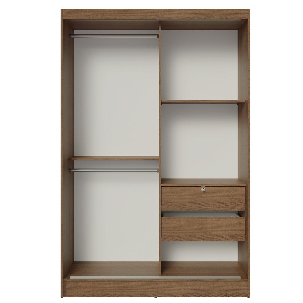 Foto 9 pulgar | Ropero Closet Madesa Nick 2 Puertas Corredizas Y 2 Cajones N