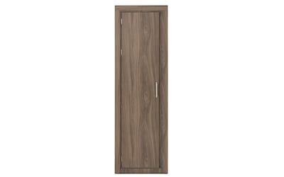 Foto 4 | Cómoda - Cajonera Con 4 Cajones Y Ropero Con Espejo Interno Color Gris - Madera Industrializada
