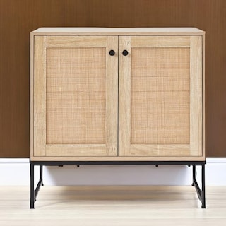 Foto 5 | Armario De Almacenamiento Best Choice Products De Ratán Con 2 Puertas, Color Natural - Venta Internacional.