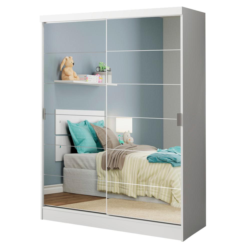 Closet Luke Madesa 2 Puertas Corredizas Con Espejos
