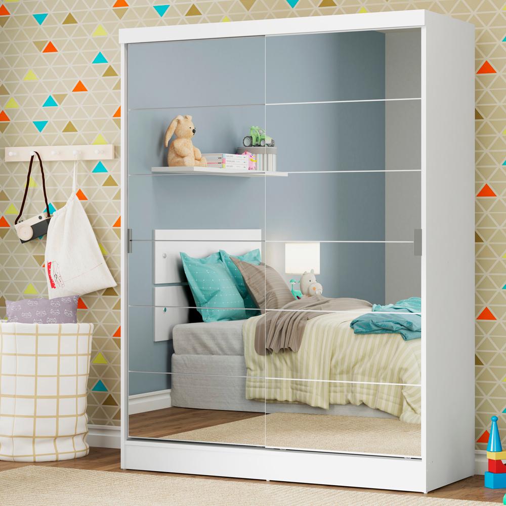 Foto 2 | Closet Luke Madesa 2 Puertas Corredizas Con Espejos