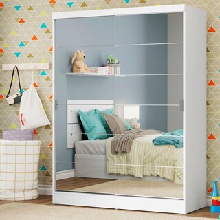 Foto 2 | Closet Luke Madesa 2 Puertas Corredizas Con Espejos