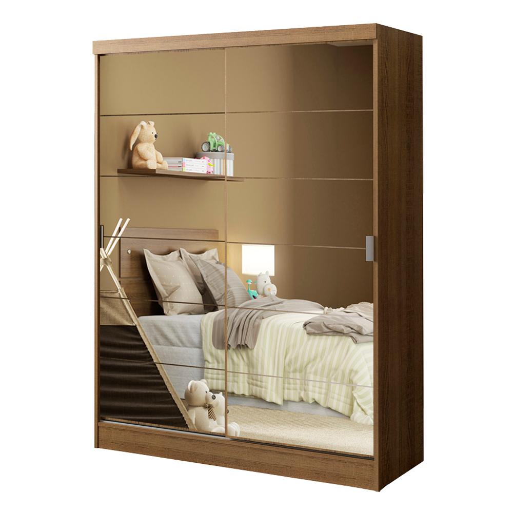 Closet Luke Madesa 2 Puertas Corredizas Con Espejos
