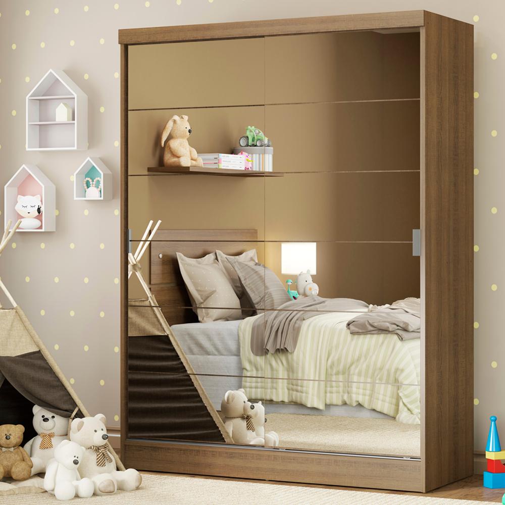 Foto 2 | Closet Luke Madesa 2 Puertas Corredizas Con Espejos