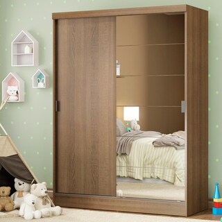 Foto 2 | Closet Luke Madesa 2 Puertas Corredizas 1 Puerta Con Espejo