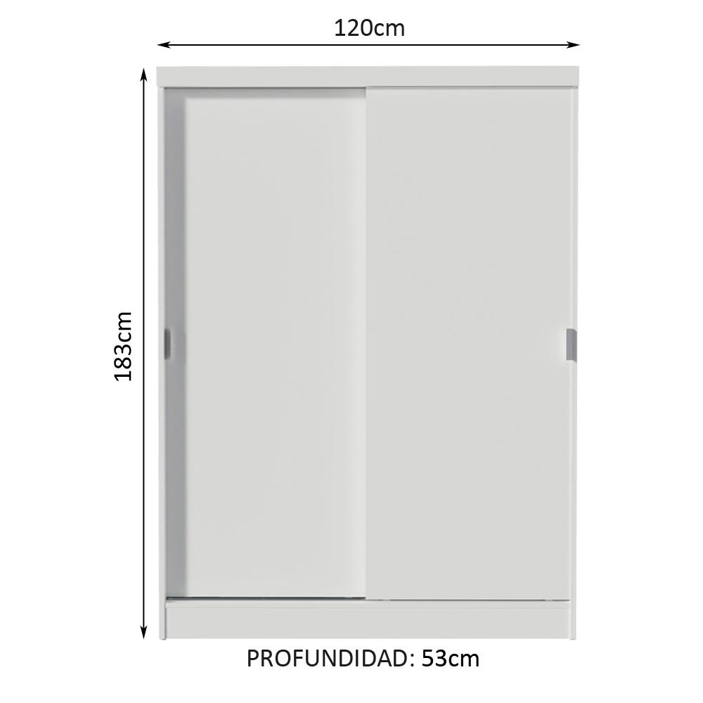 Foto 4 pulgar | Closet Luke Madesa 2 Puertas Corredizas