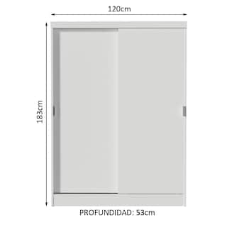 Foto 3 | Closet Luke Madesa 2 Puertas Corredizas