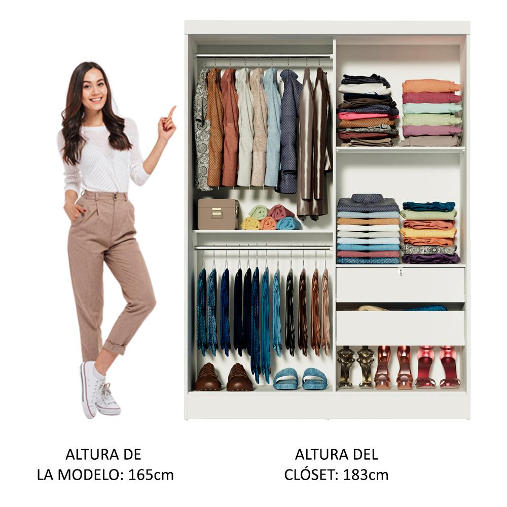 Foto 5 pulgar | Closet Luke Madesa 2 Puertas Corredizas