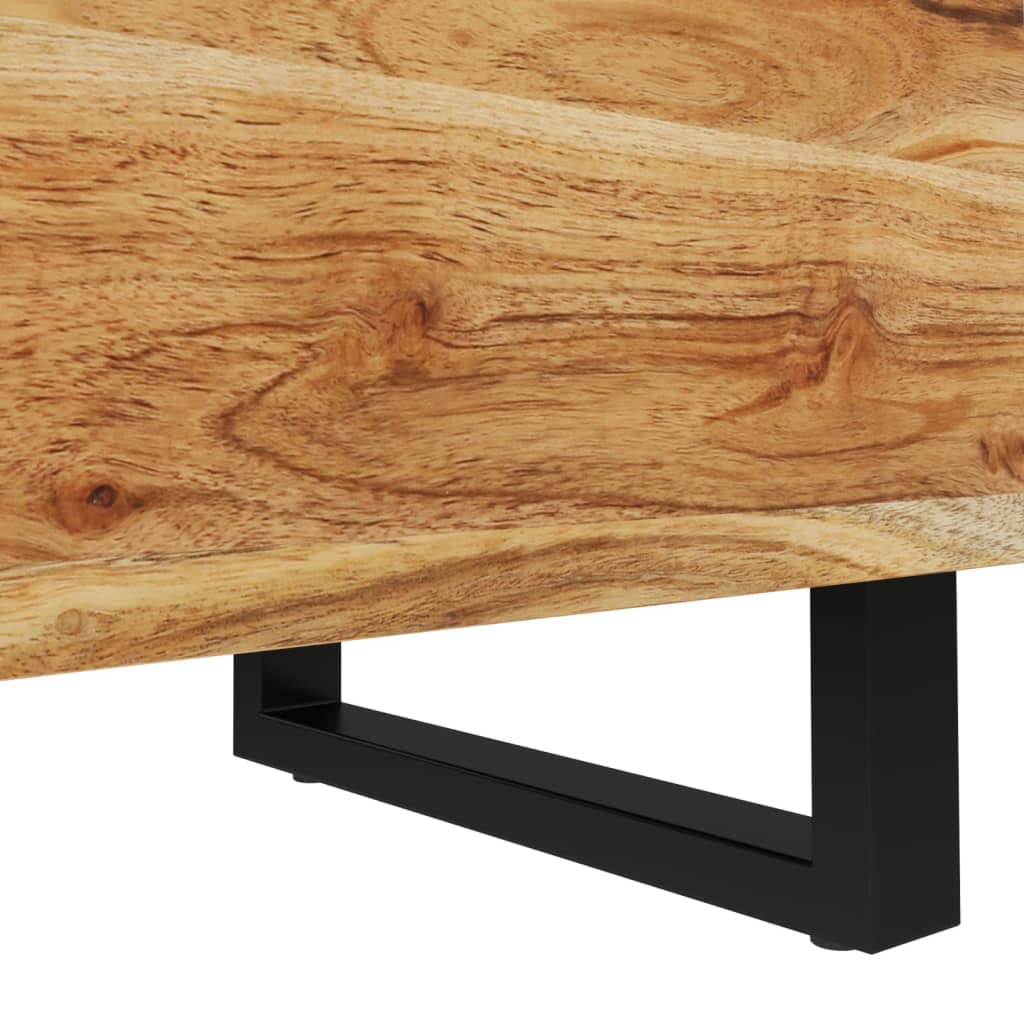Foto 7 pulgar | Mesitas De Noche Vidaxl 2 Unidades De Madera Maciza De Acacia 40x33x46 Cm - Venta Internacional.