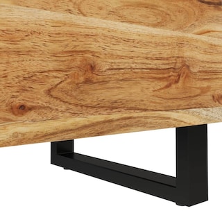 Foto 6 | Mesitas De Noche Vidaxl 2 Unidades De Madera Maciza De Acacia 40x33x46 Cm - Venta Internacional.