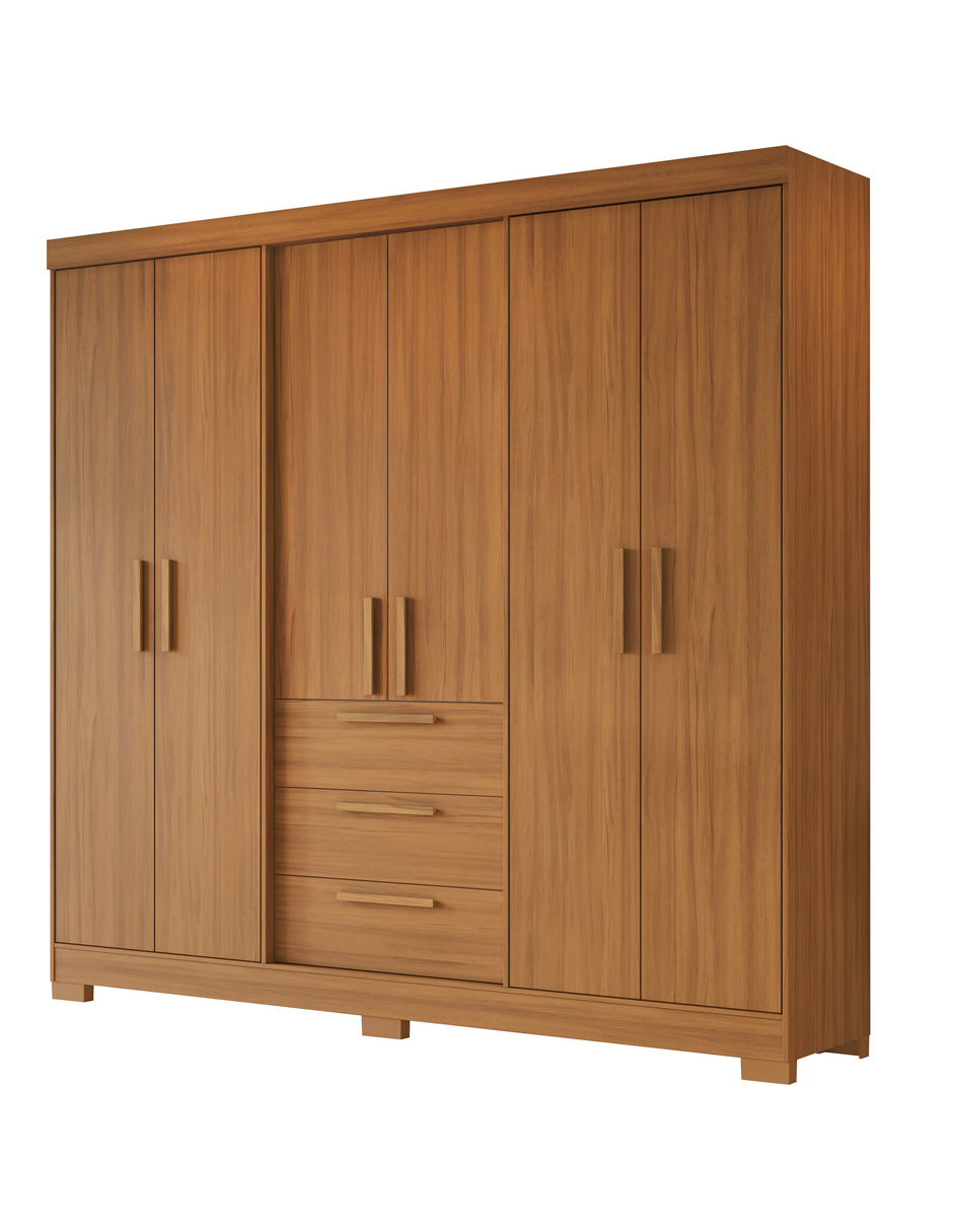 Foto 1 | Ropero Closet Organizador 6 Puertas Y 3 Cajones Nt6030-fe
