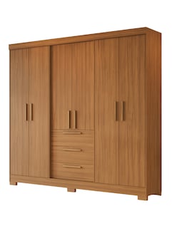 Foto 1 | Ropero Closet Organizador 6 Puertas Y 3 Cajones Nt6030-fe