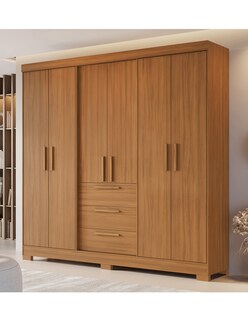 Foto 2 | Ropero Closet Organizador 6 Puertas Y 3 Cajones Nt6030-fe