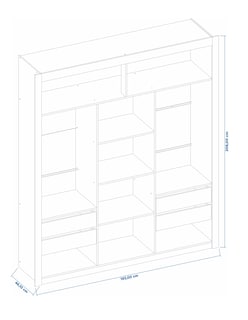 Foto 7 | Closet Moderno Y Elegante Estilo Contemporáneo Nt5180-ng