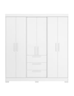 Foto 3 | Ropero Closet Organizador 6 Puertas Y 3 Cajones Nt6030-bco