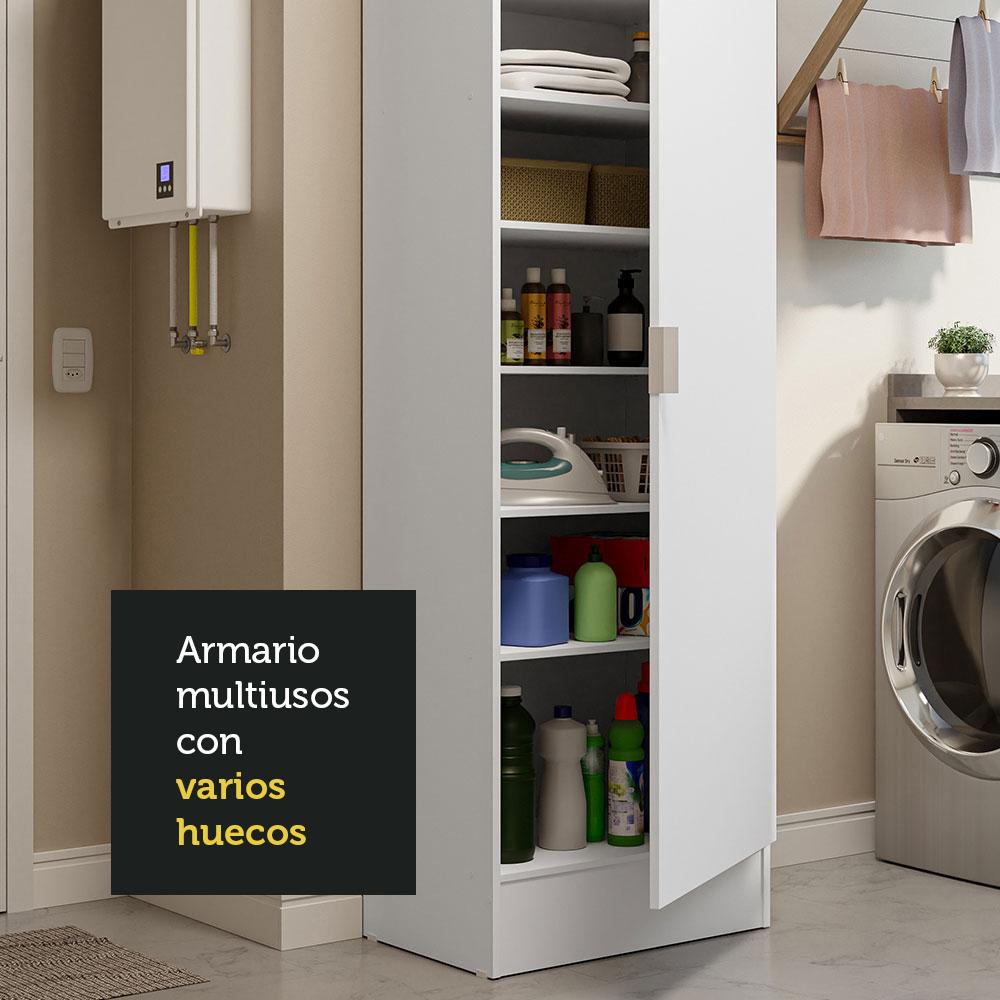 Foto 8 | Armario Madesa Multiusos Blanco con 1 Puerta