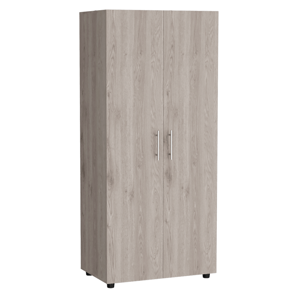 Foto 4 pulgar | Closet Derek Humo y Blanco Vainilla Dos Puertas Abatibles y Entrepaños