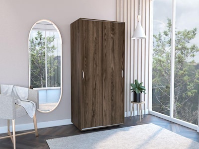 Foto 1 | Closet Irmac Chocolate y Blanco con Dos Puertas Deslizables