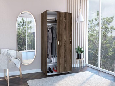 Foto 2 | Closet Irmac Chocolate y Blanco con Dos Puertas Deslizables