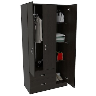 Foto 4 | Closet América Wengue con Dos Cajones y Variedad de Entrepaños