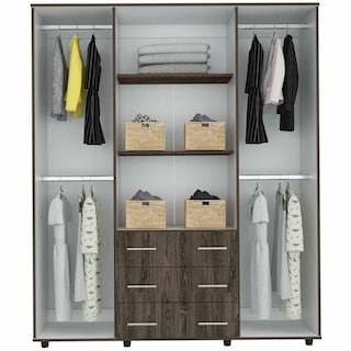 Foto 6 | Combo Para Habitación Mompo Incluye Closet y Buró Virtual Muebles