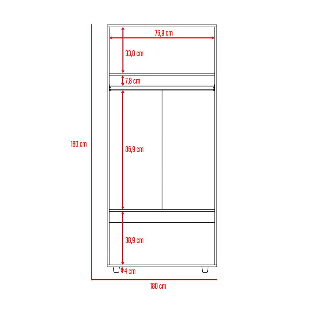 Foto 7 pulgar | Combo Para Habitación Tere, Incluye Closet + Buró