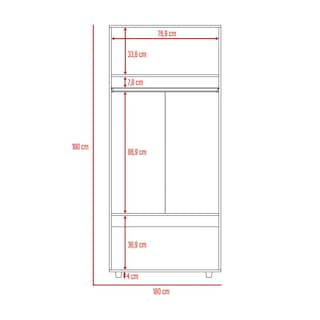Foto 6 | Combo Para Habitación Tere, Incluye Closet + Buró
