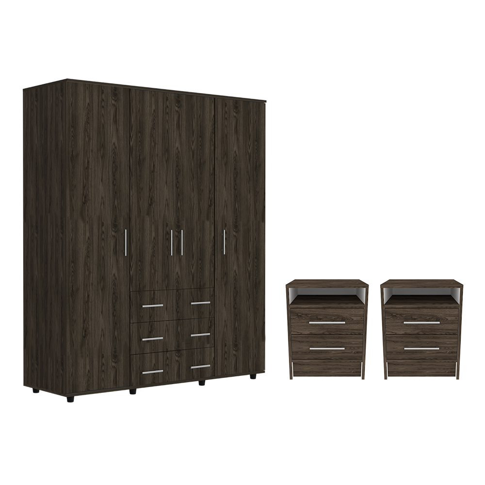 Foto 2 pulgar | Combo Elasi Incluye Closet y Buró Virtual Muebles
