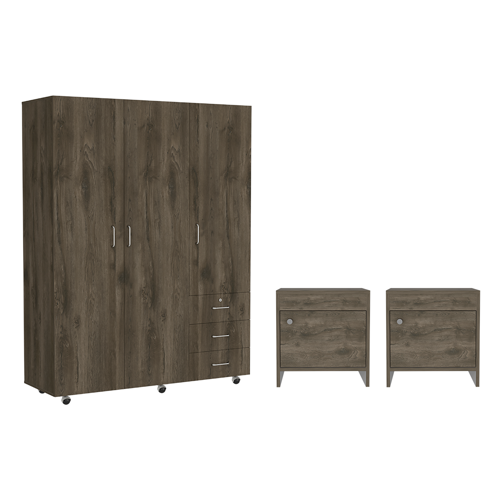 Combo Messan Incluye Closet y Buró Virtual Muebles