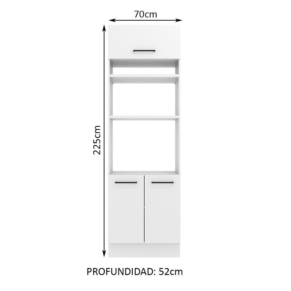 Foto 3 pulgar | Despensero Alacena Multiuso Organizador Madesa 3 Puertas Ag