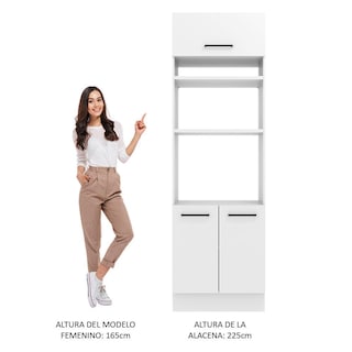 Foto 4 | Despensero Alacena Multiuso Organizador Madesa 3 Puertas Ag
