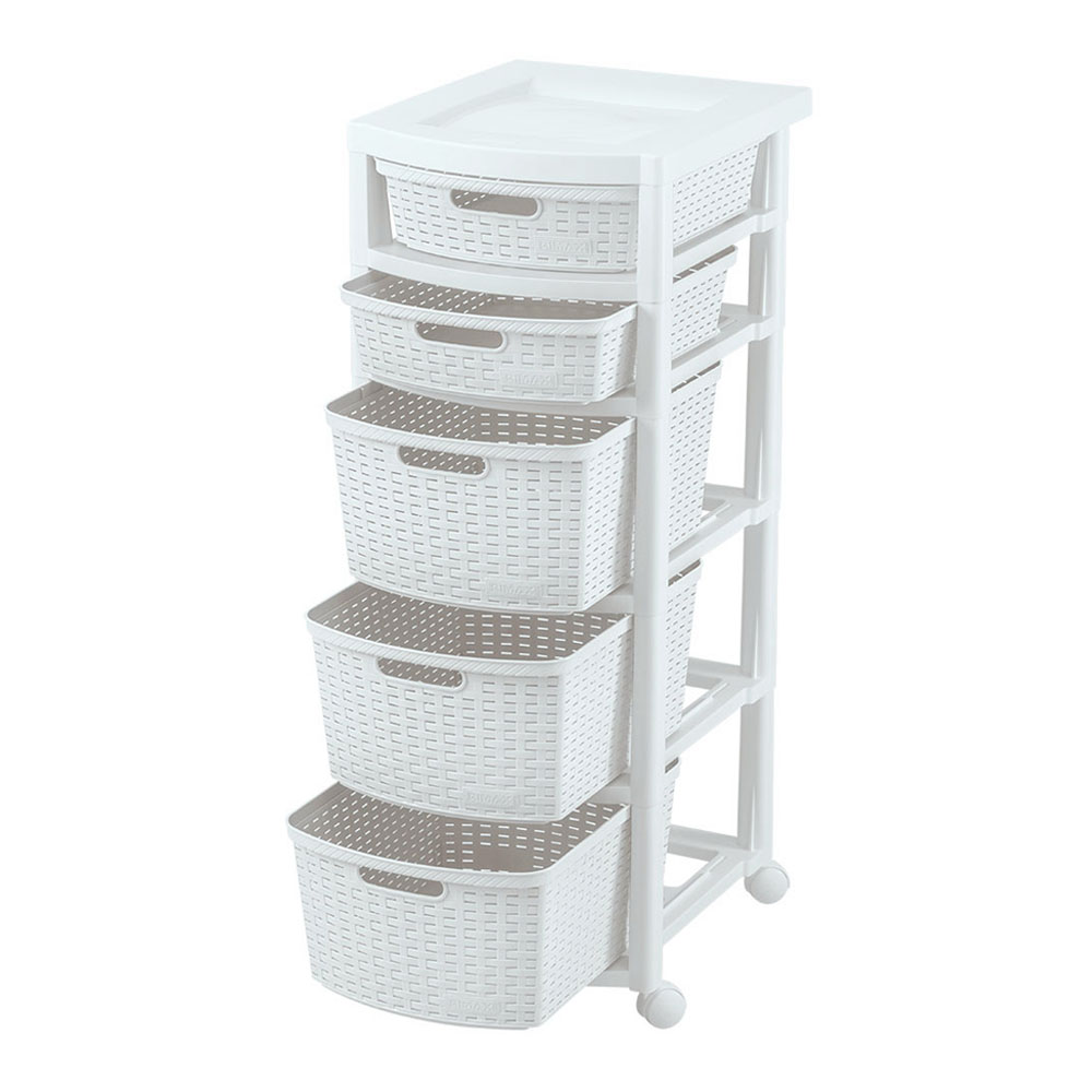 Organizador Accesorios Plástico Cajonero 5 Cestas Rimax