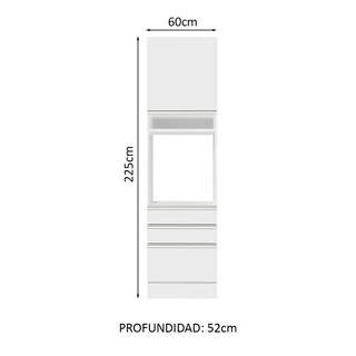 Foto 3 | Despensero Alacena Multiuso Organizador Madesa 1 Puerta Gl