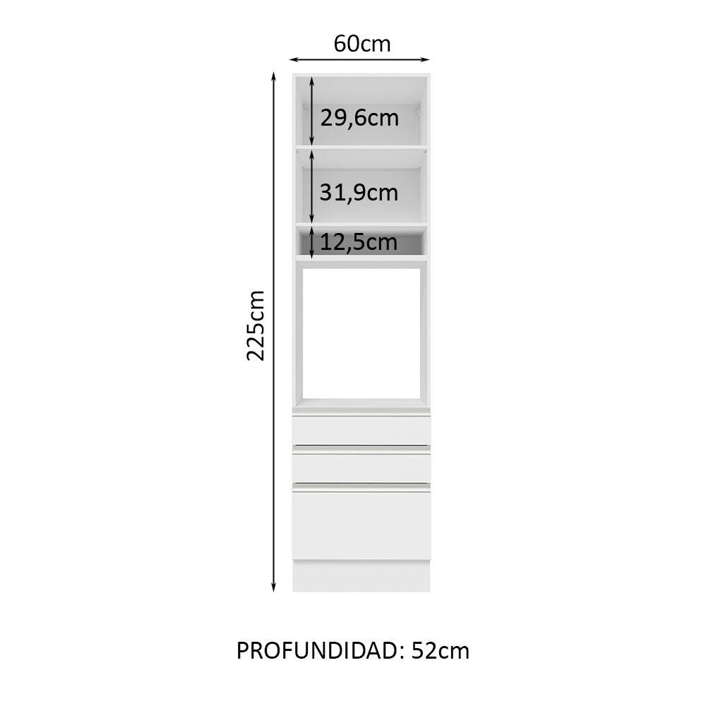 Foto 4 | Despensero Alacena Multiuso Organizador Madesa 1 Puerta Gl