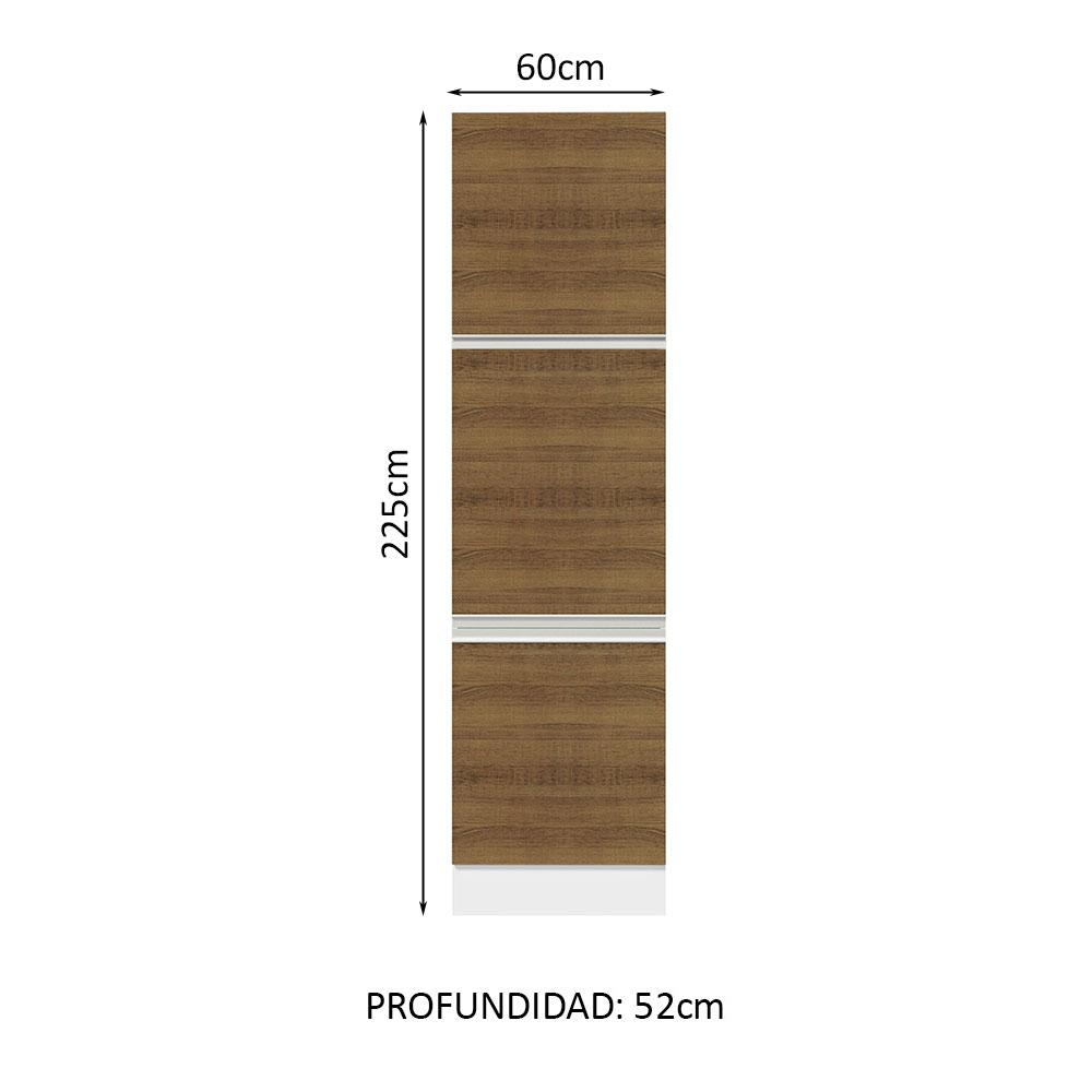 Foto 4 | Despensero Alacena Multiuso Organizador Madesa 3 Puertas Bm