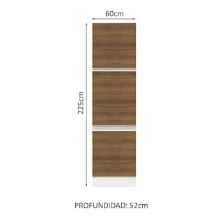 Foto 4 | Despensero Alacena Multiuso Organizador Madesa 3 Puertas Bm