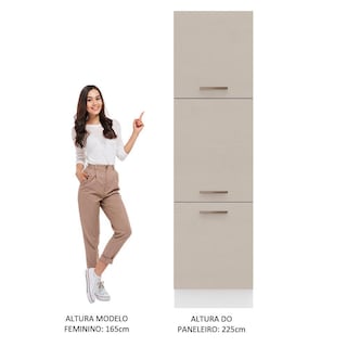 Foto 4 | Despensero Alacena Multiuso Organizador Madesa 3 Puertas Bc