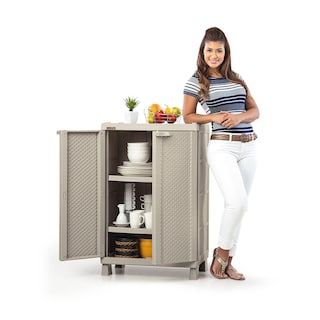 Foto 4 | Armario Gabinete Organizador Rattan Plástico Interior/Exterior Rimax