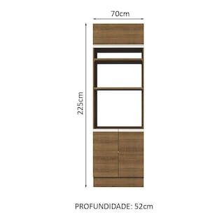 Foto 2 | Despensero Alacena Organizador Multiuso Madesa 3 Puertas Mm
