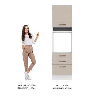 Foto 4 | Despensero Alacena Multiuso Organizador Madesa 1 Puerta Bc
