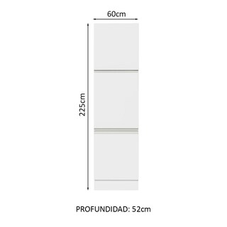 Foto 3 | Despensero Alacena Multiuso Organizador Madesa 3 Puertas Gl