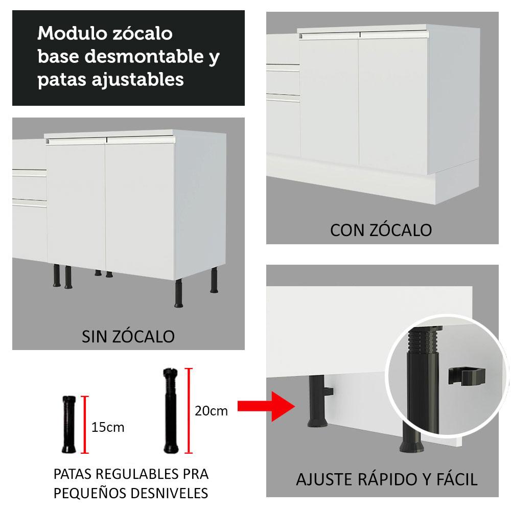 Foto 8 | Despensero Alacena Multiuso Organizador Madesa 3 Puertas Gl