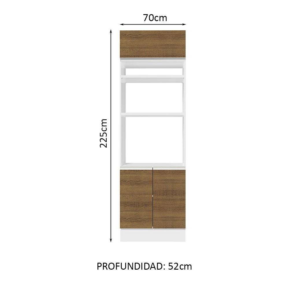 Foto 5 pulgar | Despensero Alacena Organizador Multiuso Madesa 3 Puertas Bm