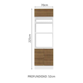 Foto 4 | Despensero Alacena Organizador Multiuso Madesa 3 Puertas Bm