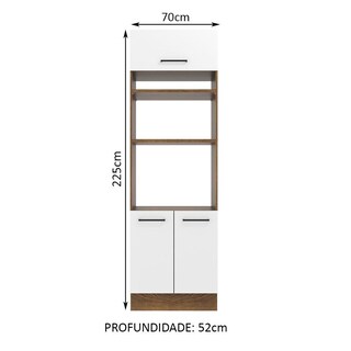 Foto 2 | Despensero Alacena Organizador Multiuso Madesa 3 Puertas Mb