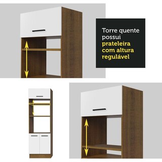 Foto 8 | Despensero Alacena Organizador Multiuso Madesa 3 Puertas Mb