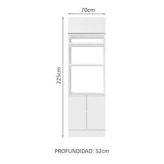 Foto 4 | Despensero Alacena Multiuso Organizador Madesa 3 Puertas Bb