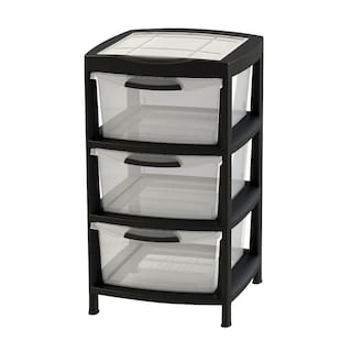 Foto 1 | Organizador Rimax de Plástico Negro 3 Cajones